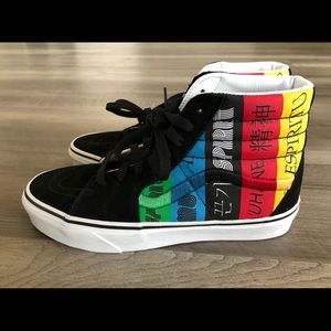 VANS Sk8 Hi Top Espiritu Mens Skateboard Sneakers